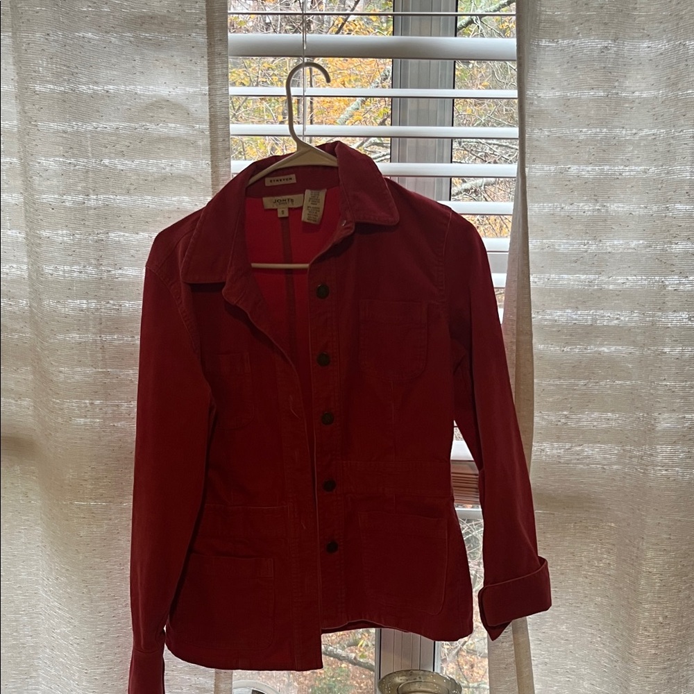 J. Crew Women's Vibrant Red Jacket